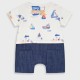 Printed romper | BLUE