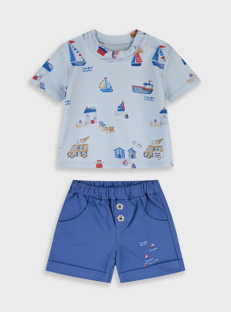 Set t-shirt with shorts | INDIGO