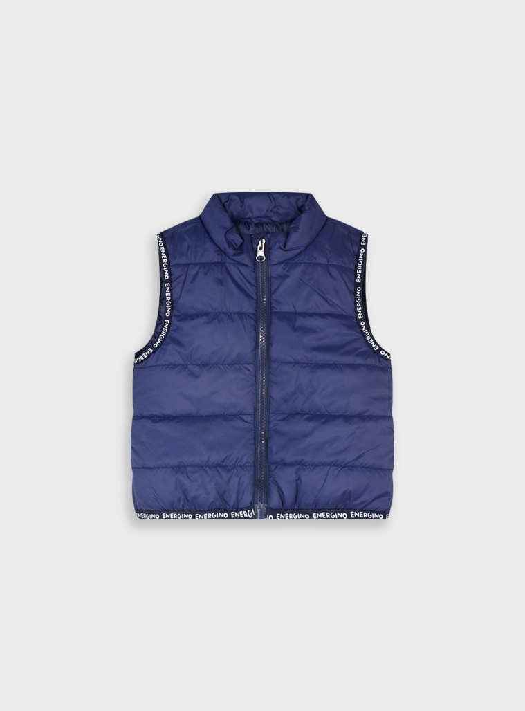 Sleeveless coat | NAVY
