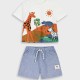 Set t-shirt with shorts | BLUE