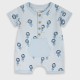 Printed romper | LIGHT BLUE