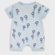 Printed romper | LIGHT BLUE