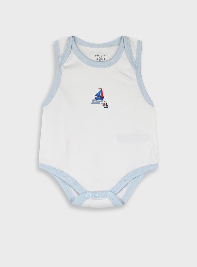 Set of 5 sleeveless bodysuits | ALL OVER PRINT