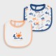 Set of 2 bibs | ALL OVER PRINT