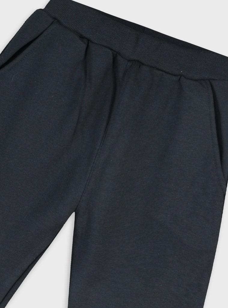 Energiers Basic Line παντελόνι φούτερ | ΜΑΥΡΟ