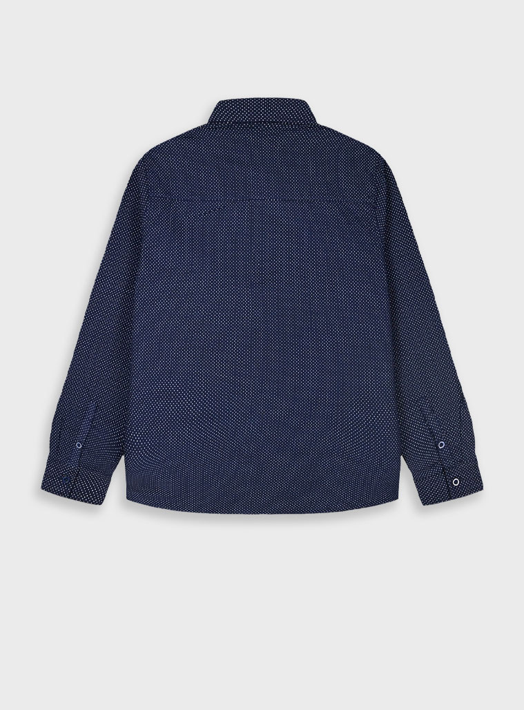 Energiers Basic Line button up shirt for boys | NAVY