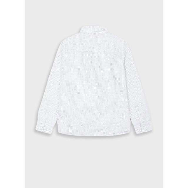 Energiers Basic Line button up shirt for boys | Bianco