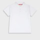 Basic Line polo for boys | Bianco