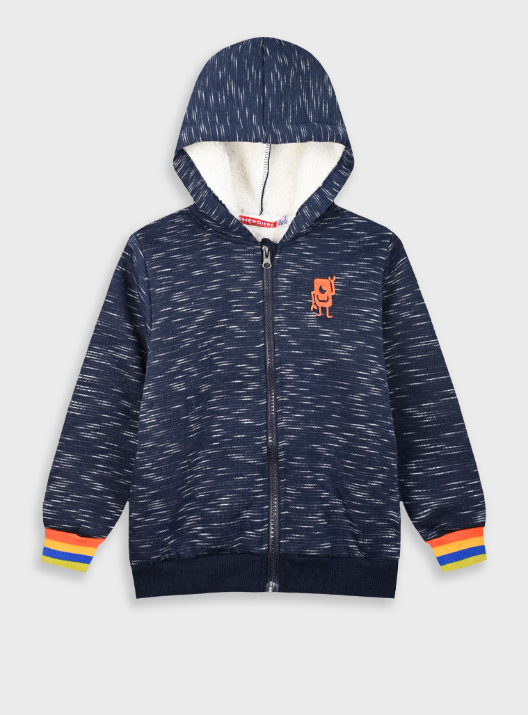 Ζακέτα με κουκούλα και επένδυση για αγόρι | ΜΑΡΕΝ Ζακέτα με κουκούλα και επένδυση για αγόρι | ΜΑΡΕΝ