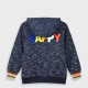 Jacket with hood and lining for boys | NAVY