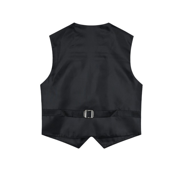 Jacquard vest, plaid with buttons | CUADROS