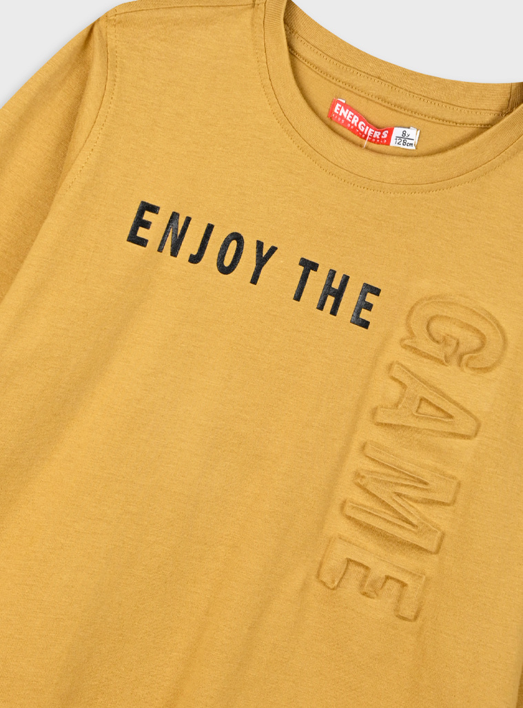 Shirt with embossed print for boys | AMBER