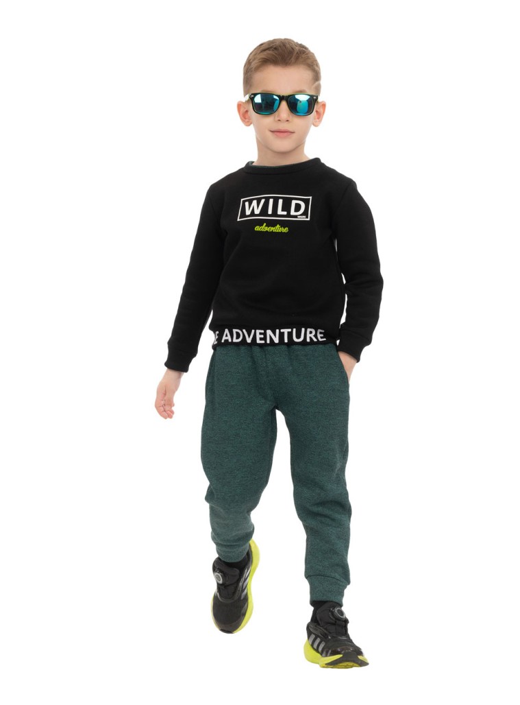 Φούτερ φόρμα Wild Adventure με απαλό χνούδι | ΤΖΙΝΤΖΕΡ Φούτερ φόρμα Wild Adventure με απαλό χνούδι | ΤΖΙΝΤΖΕΡ