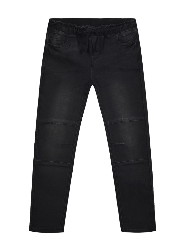 Ελαστικό τζην παντελόνι για αγόρι με λάστιχο | ΜΑΥΡΟ ΤΖΗΝ