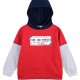 Φούτερ μπλούζα με τύπωμα για αγόρι | ΚΟΚΚΙΝΟ