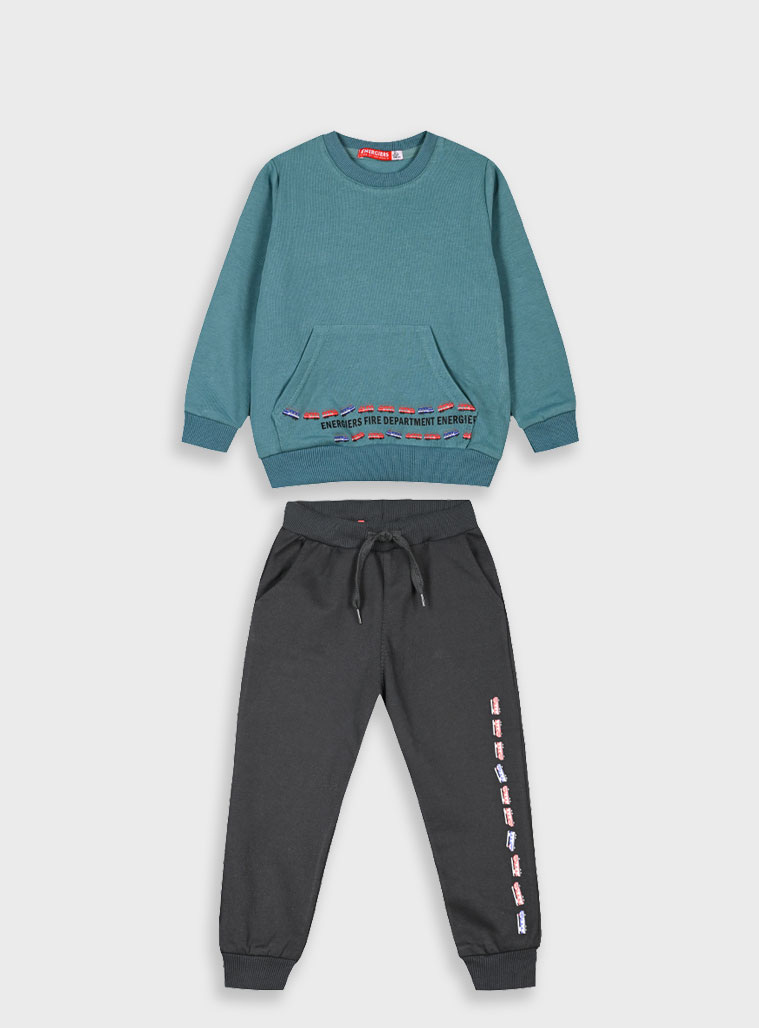 Tracksuit with print | ANTHRACITE