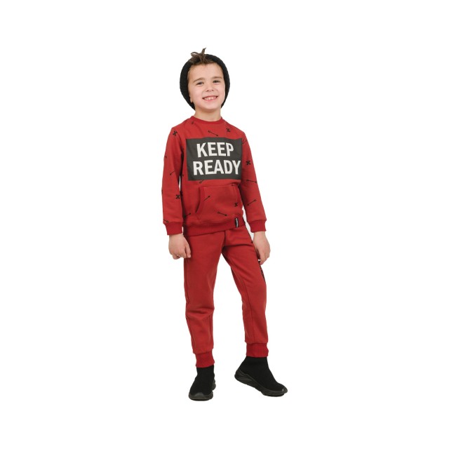 Φούτερ φόρμα με  τύπωμα για αγόρι | ΠΑΠΡΙΚΑ