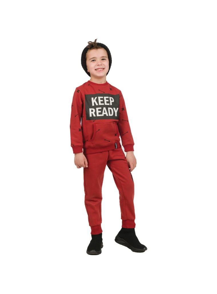 Φούτερ φόρμα με  τύπωμα για αγόρι | ΠΑΠΡΙΚΑ