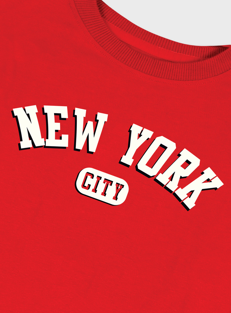 Long leeved t-shirt | RED