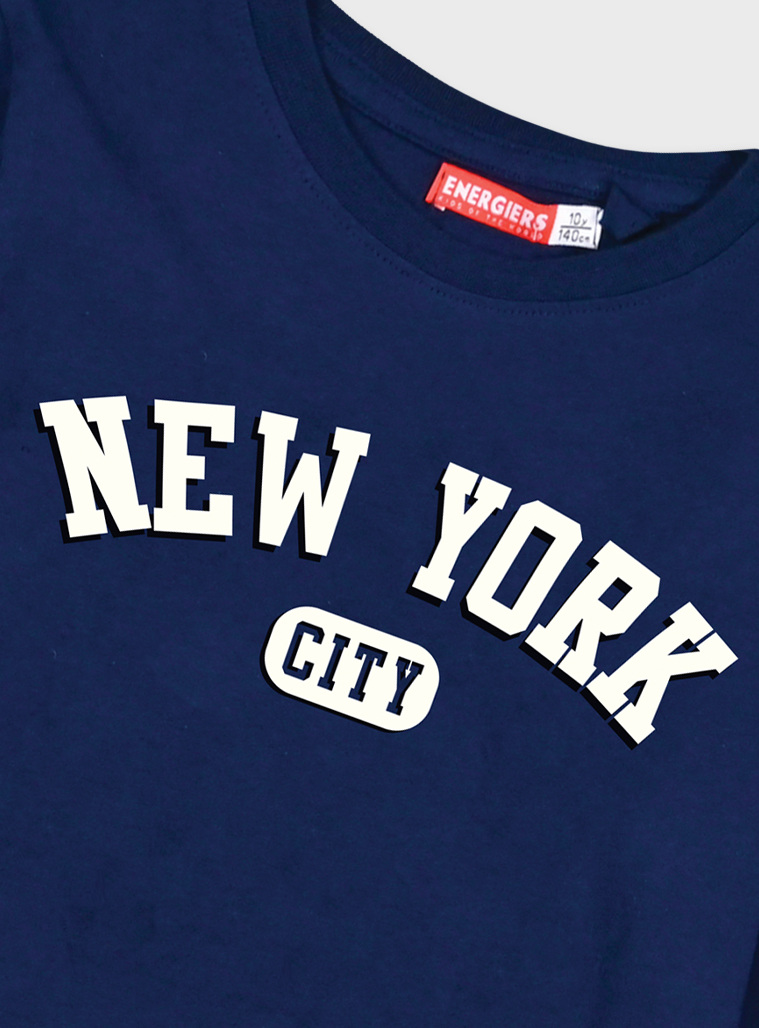 Long leeved t-shirt | BLUE