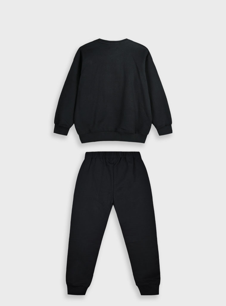 Unisex φόρμα 2 τεμαχίων | ΜΑΥΡΟ Unisex φόρμα 2 τεμαχίων | ΜΑΥΡΟ