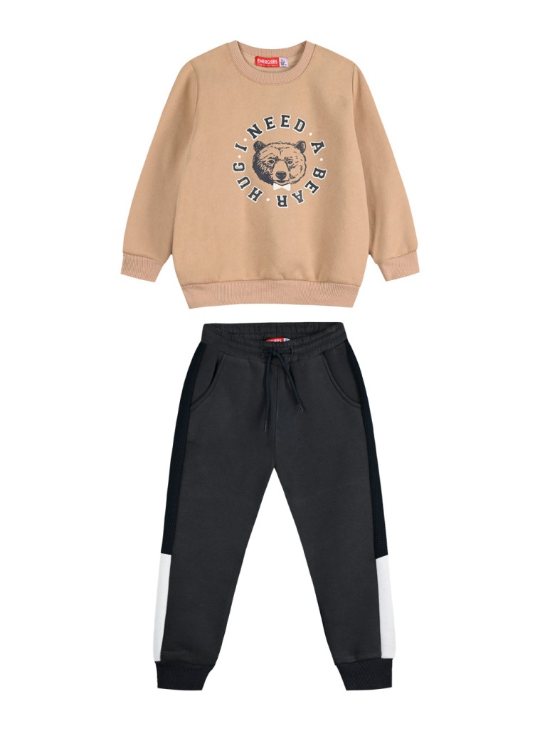 Φούτερ φόρμα με τύπωμα για αγόρι | ΑΝΘΡΑΚΙ Φούτερ φόρμα με τύπωμα για αγόρι | ΑΝΘΡΑΚΙ