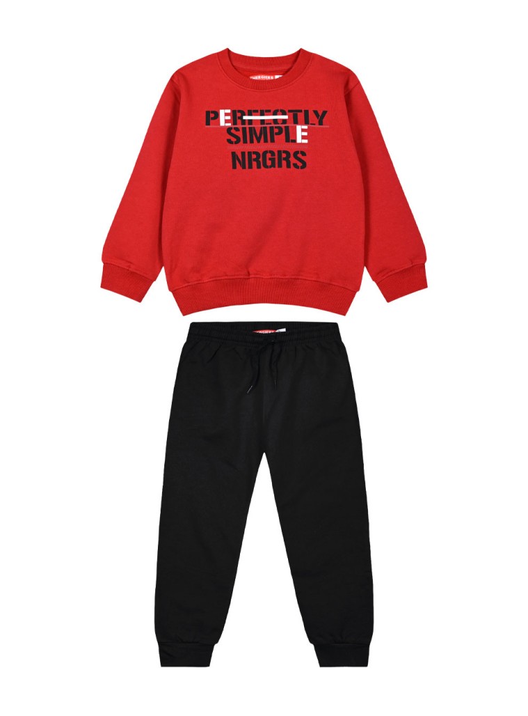 Φούτερ φόρμα με τύπωμα για αγόρι | ΜΑΥΡΟ Φούτερ φόρμα με τύπωμα για αγόρι | ΜΑΥΡΟ