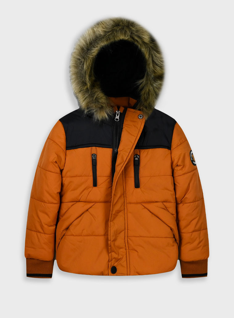 Coat with polar fleece lining for boys | AMBER Coat with polar fleece lining for boys | AMBER