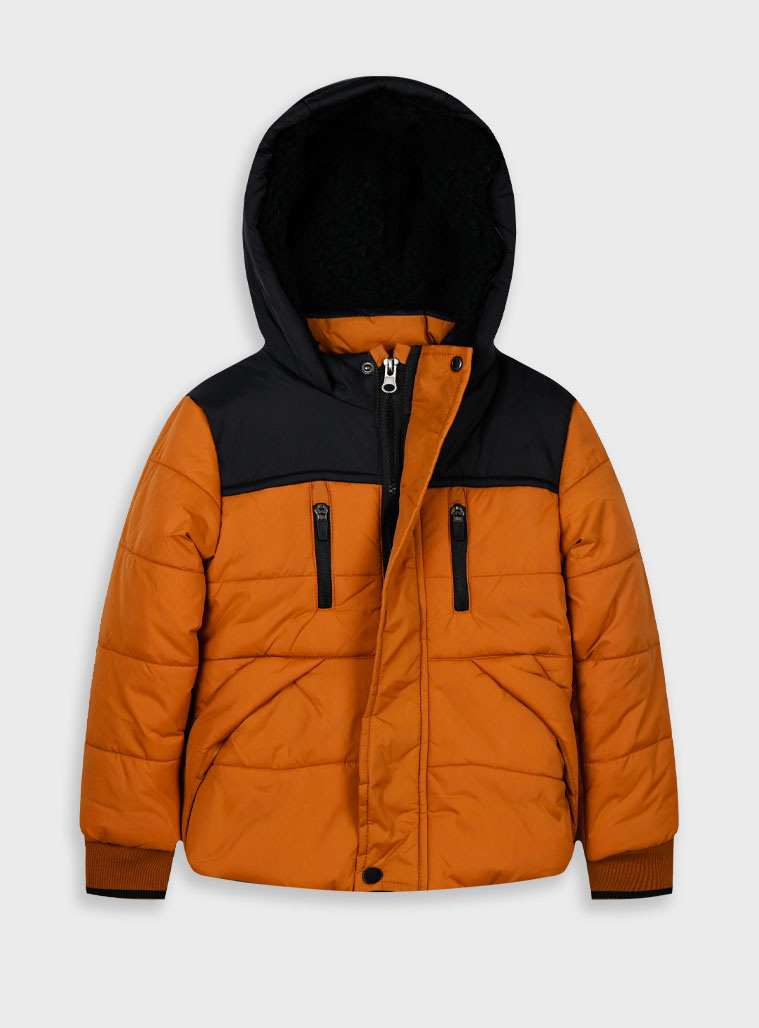 Coat with polar fleece lining for boys | AMBER Coat with polar fleece lining for boys | AMBER