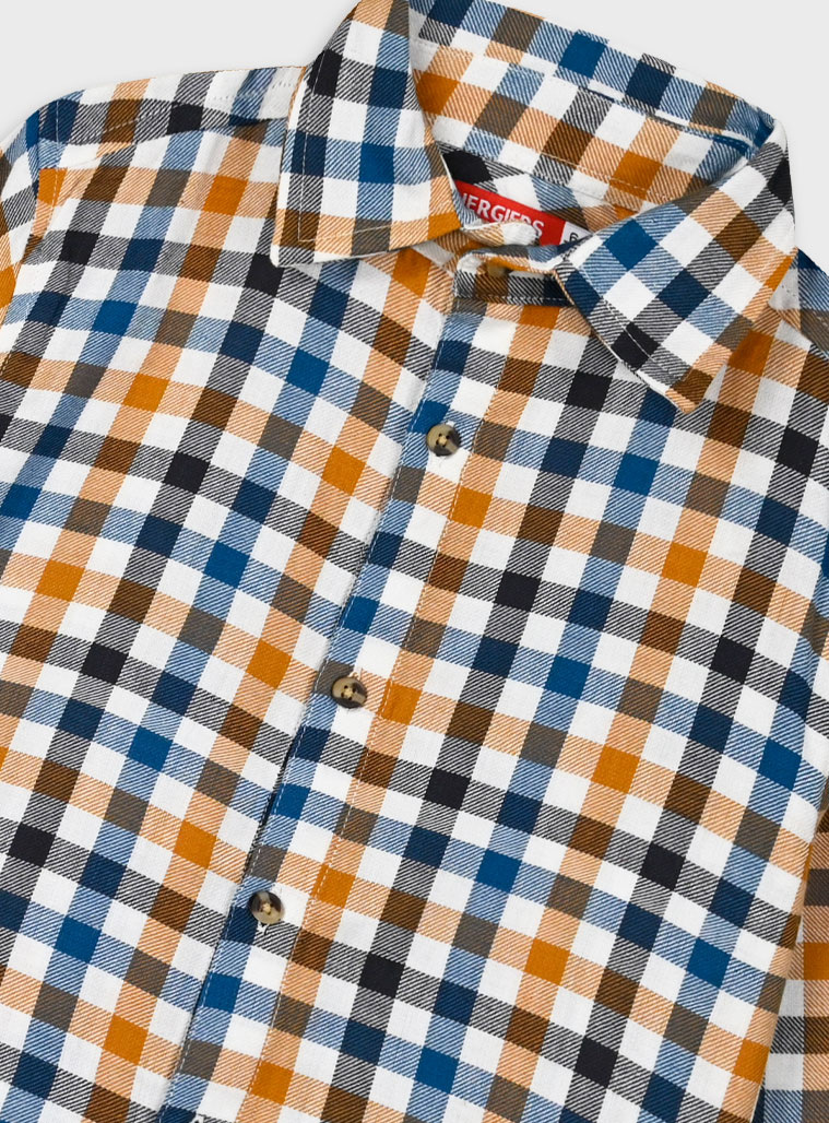 Checkered button up shirt for boys | CHECK