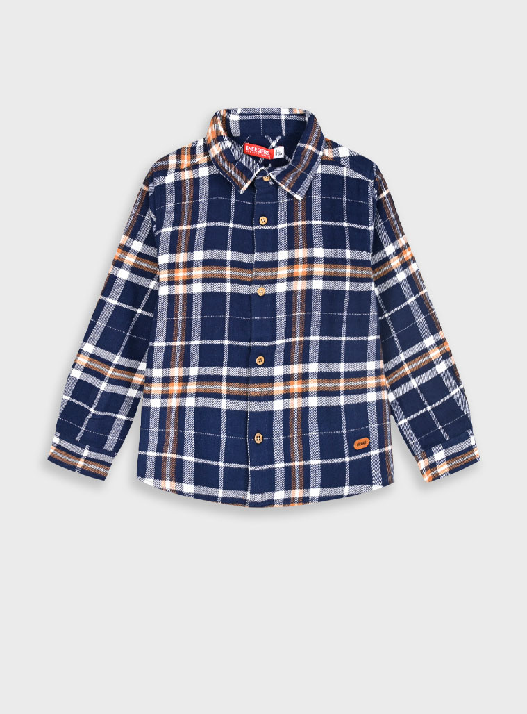 Checkered button up shirt for boys | CHECK