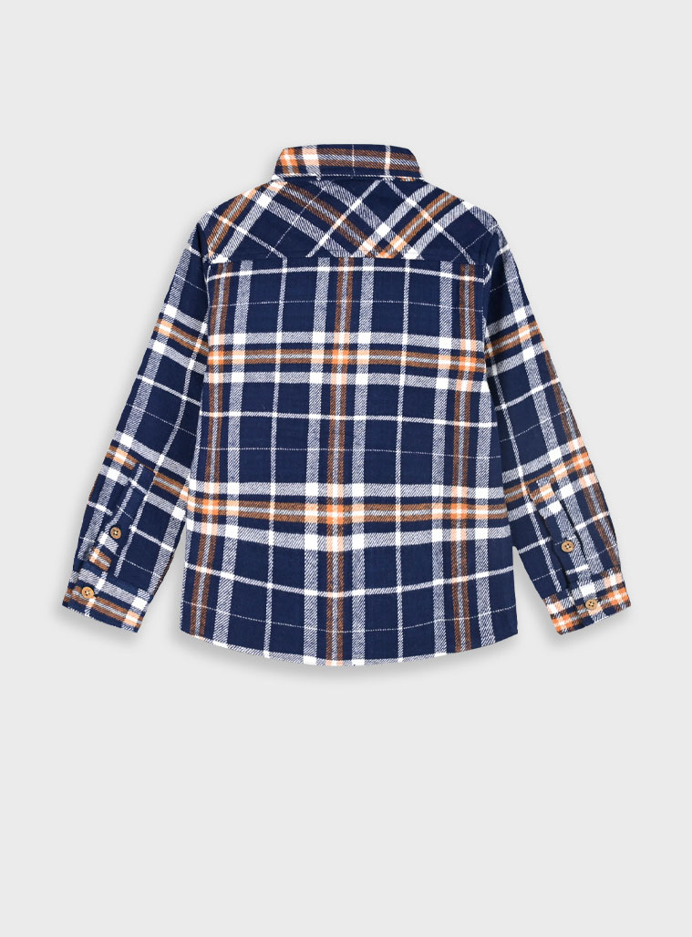 Checkered button up shirt for boys | CHECK