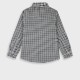 Checkered button up shirt with stand collar for boys | CHECK Checkered button up shirt with stand collar for boys | CHECK