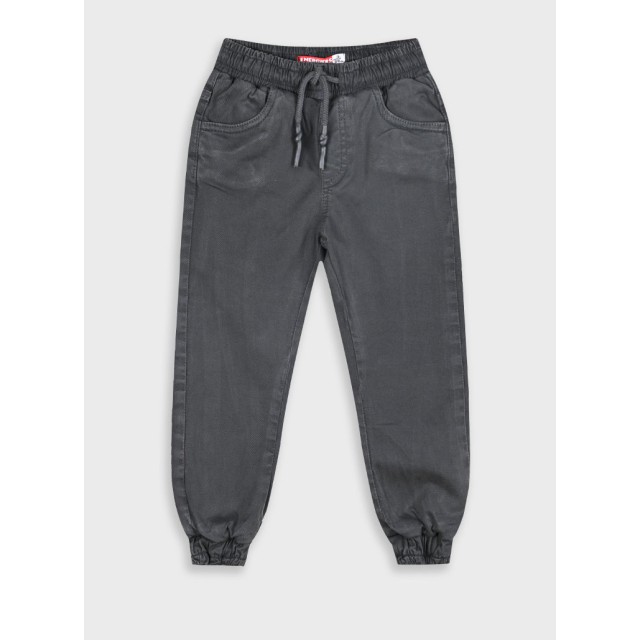 Παντελόνι με λάστιχο στην μέση και στο τελείωμα για αγόρι | ΑΝΘΡΑΚΙ Παντελόνι με λάστιχο στην μέση και στο τελείωμα για αγόρι | ΑΝΘΡΑΚΙ