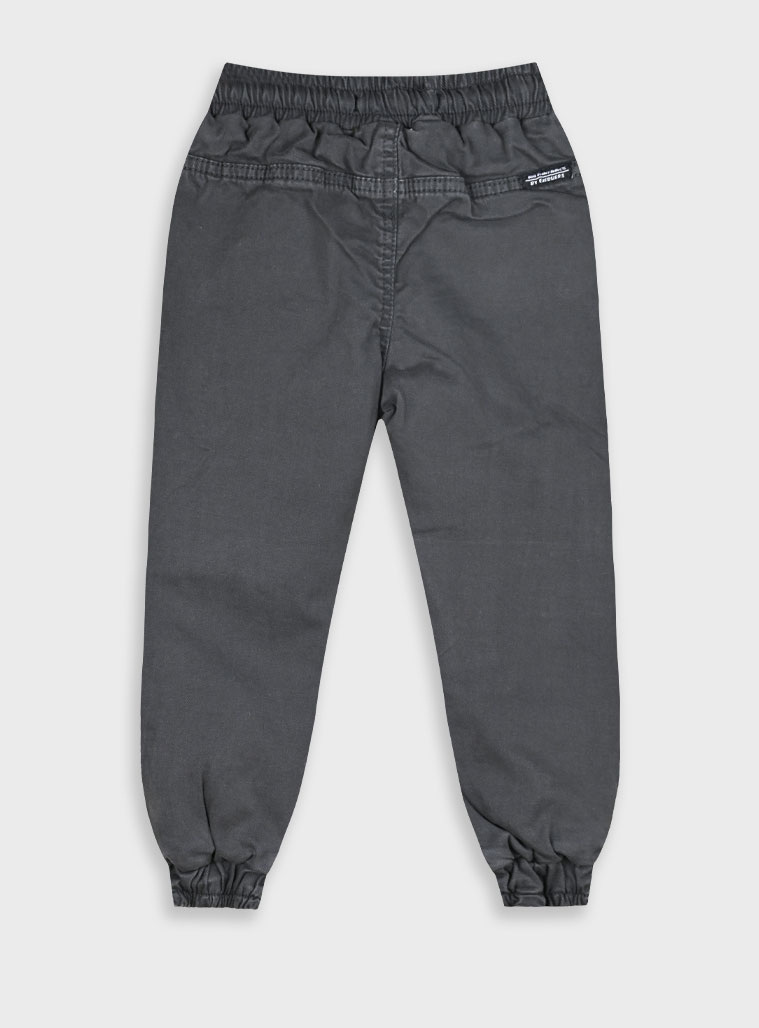 Παντελόνι με λάστιχο στην μέση και στο τελείωμα για αγόρι | ΑΝΘΡΑΚΙ Παντελόνι με λάστιχο στην μέση και στο τελείωμα για αγόρι | ΑΝΘΡΑΚΙ