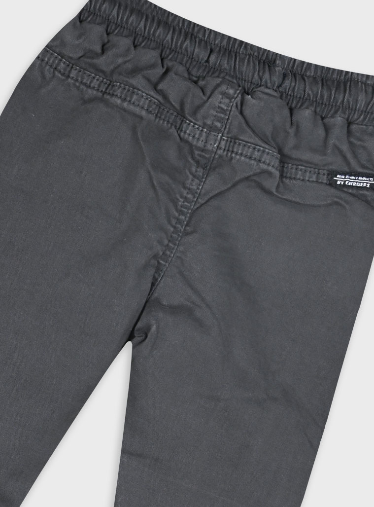 Παντελόνι με λάστιχο στην μέση και στο τελείωμα για αγόρι | ΑΝΘΡΑΚΙ Παντελόνι με λάστιχο στην μέση και στο τελείωμα για αγόρι | ΑΝΘΡΑΚΙ