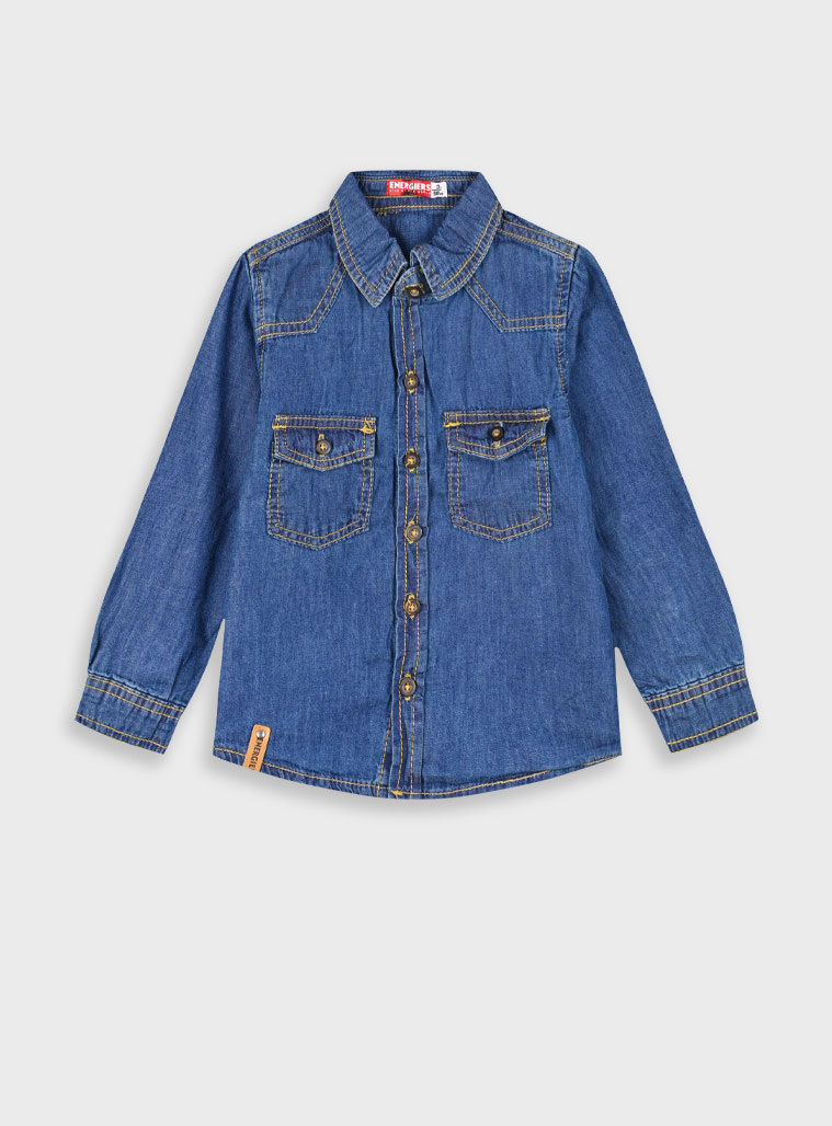 Denim button up shirt for boys | BLUE DENIM Denim button up shirt for boys | BLUE DENIM