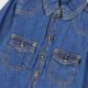 Denim button up shirt for boys | BLUE DENIM