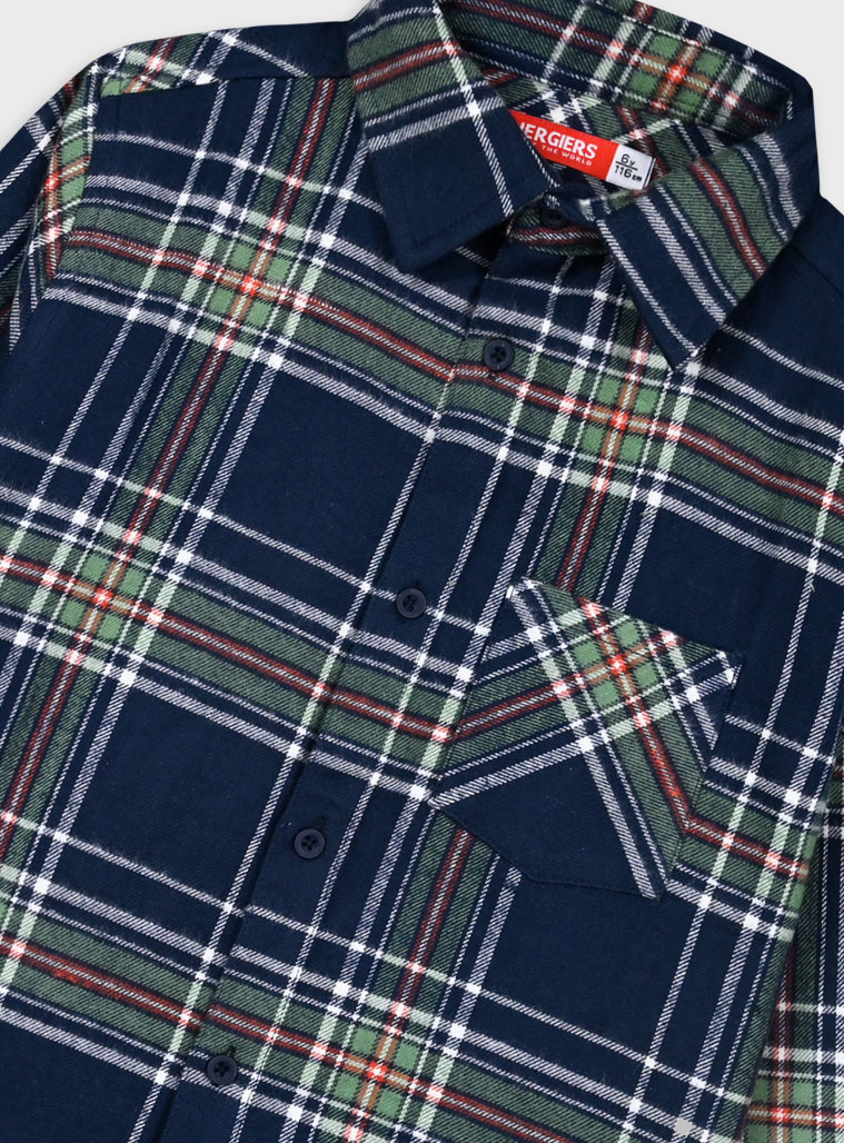 Checkered button up shirt for boys | CHECK