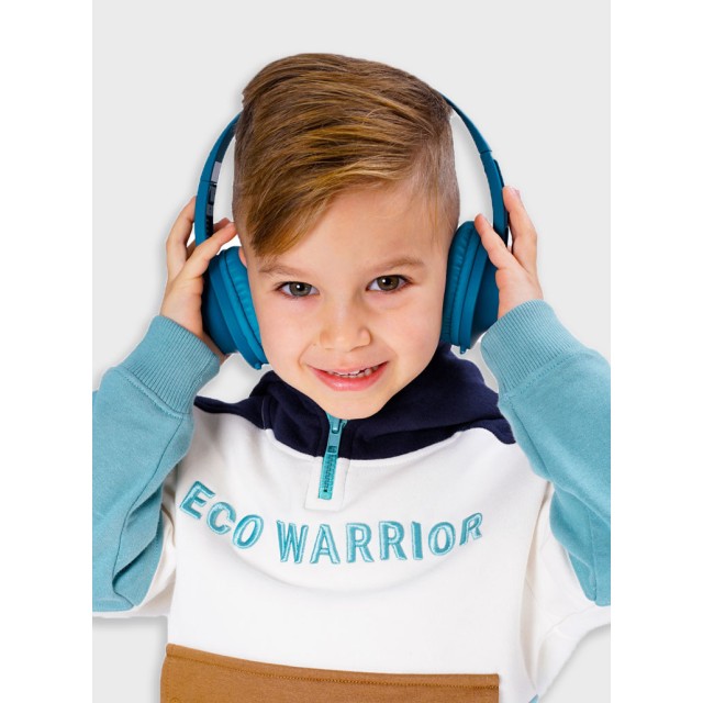 Fleece hoodie for boys | MINT GREEN