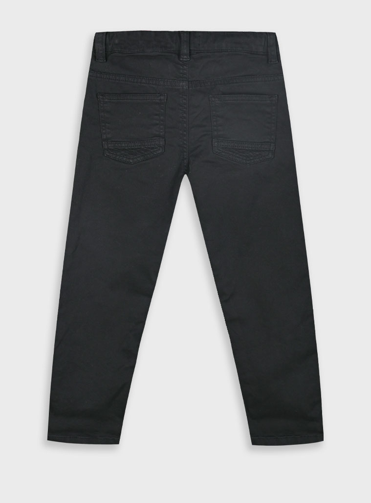 Πεντάτσεπο παντελόνι για αγόρι | ΜΑΥΡΟ Πεντάτσεπο παντελόνι για αγόρι | ΜΑΥΡΟ