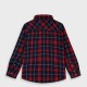 Checkered shirt with removable hood for boys | CHECK