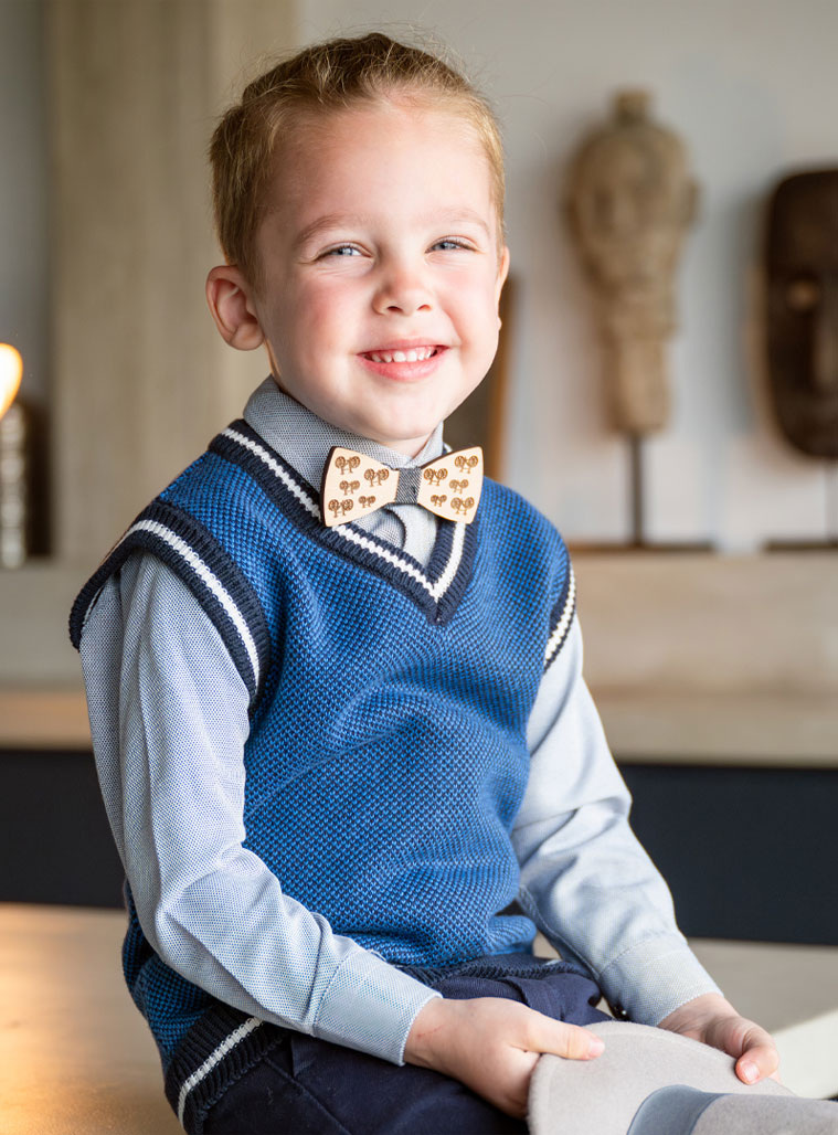 Knit sweater vest for boys | NAVY Knit sweater vest for boys | NAVY