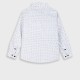Printed button up shirt for boys | GREY