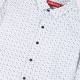 Printed button up shirt for boys | GREY