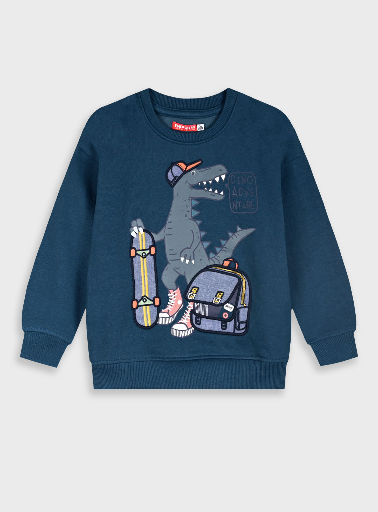 Fleece sweatshirt for boys | PETROL
