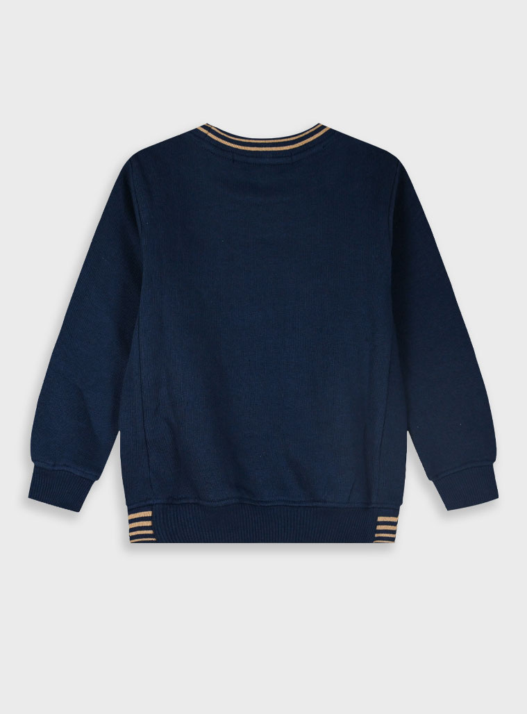 Fleece sweatshirt for boys | NAVY Fleece sweatshirt for boys | NAVY