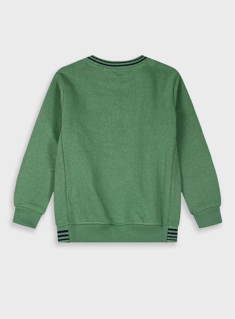 Fleece sweatshirt for boys | GRASS GREEN Fleece sweatshirt for boys | GRASS GREEN