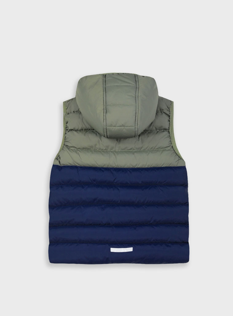 Puffer vest jacket for boys | NAVY