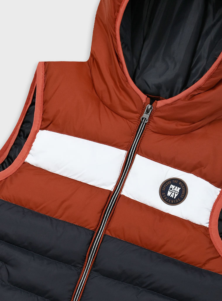 Puffer vest jacket for boys | ANTHRACITE Puffer vest jacket for boys | ANTHRACITE